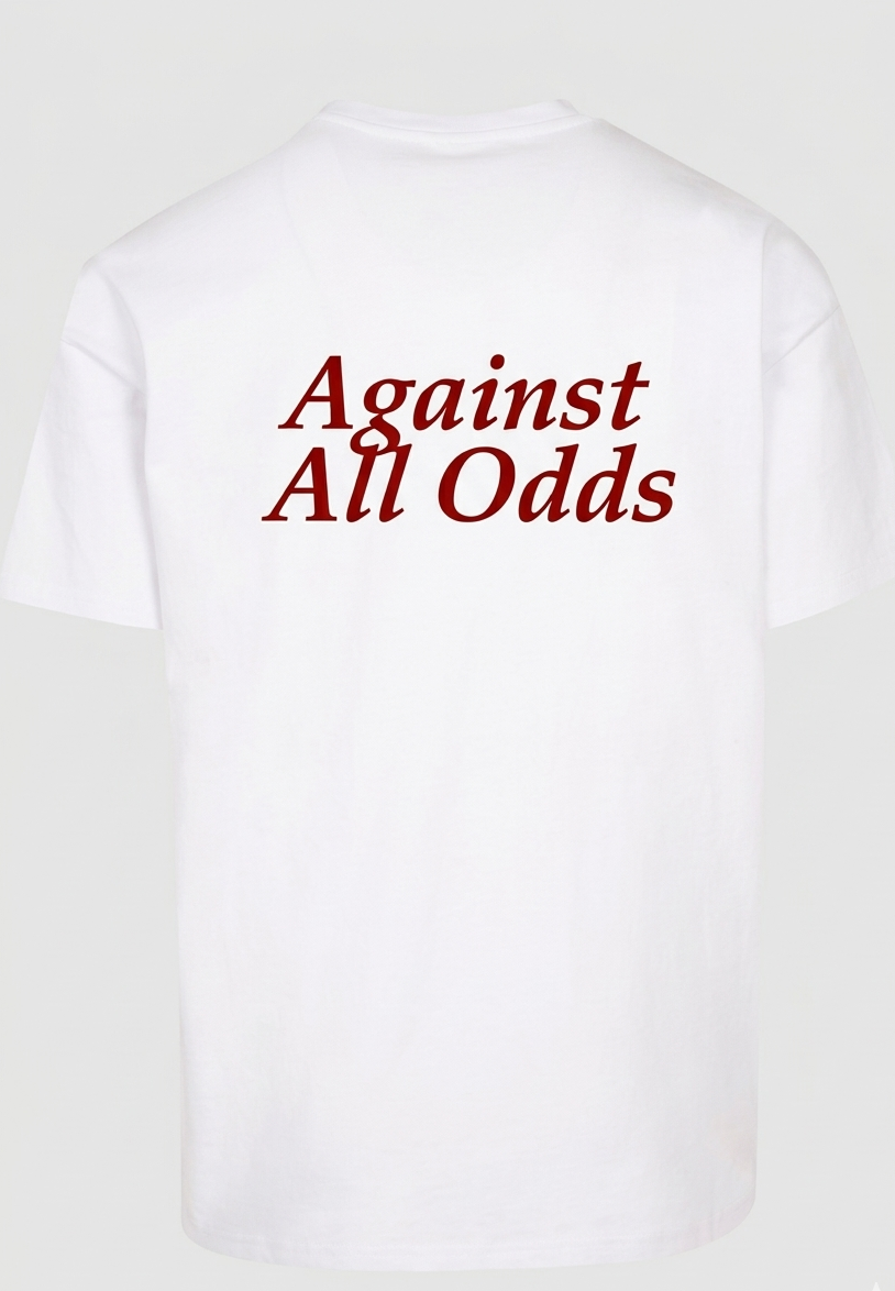 White T-shirt Against All Odds | YourZ