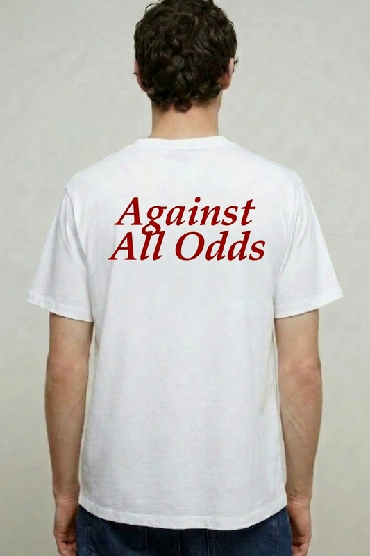 White T-shirt Against All Odds | YourZ